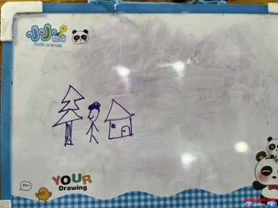 房树人图画解读四期之1——14岁男生的画